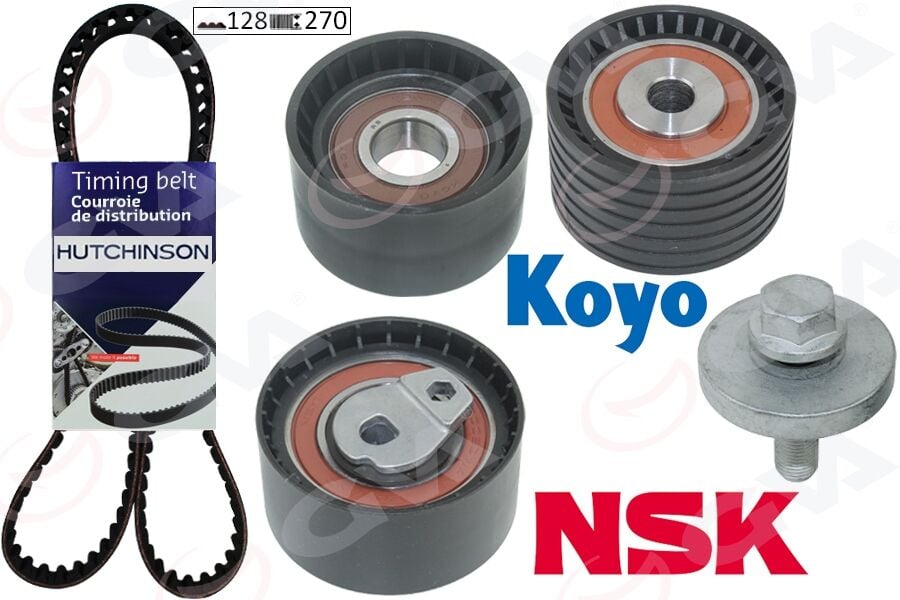 GVA 59T1820H EKSANTRİK GERGİ KİTİ 128x270 LAGUNA 98-01 -MEGANE 99 -SCENIC 00-03 -ESPACE III 1.8-2.0 16V - Görsel 1