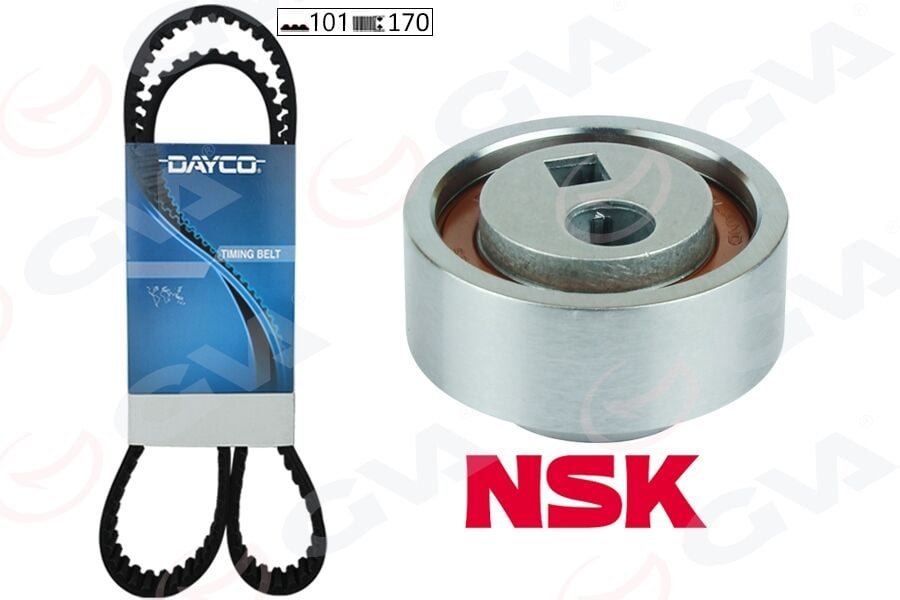 GVA 59T4311 EKSANTRİK GERGİ KİTİ 101x170 P106 I-II-206-306 1.4-1.6-1.6i-SAXO-XSARA 1.6 TU3FM-TU5JP K015347XS - Görsel 1