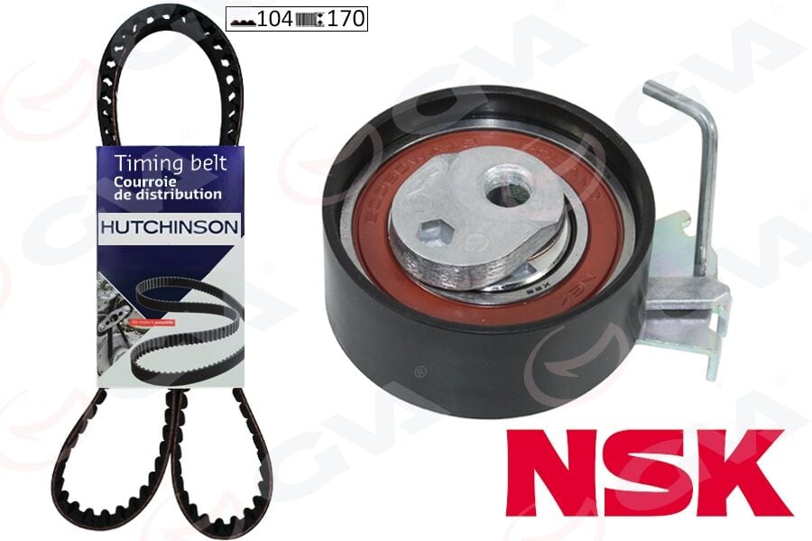GVA 59T4313 EKSANTRİK GERGİ KİTİ 104x170 206-207-306-307-BIPPER-PARTNER-BERLINGO-C2-NEMO-FIORINO 1.4 K015575XS - Görsel 1
