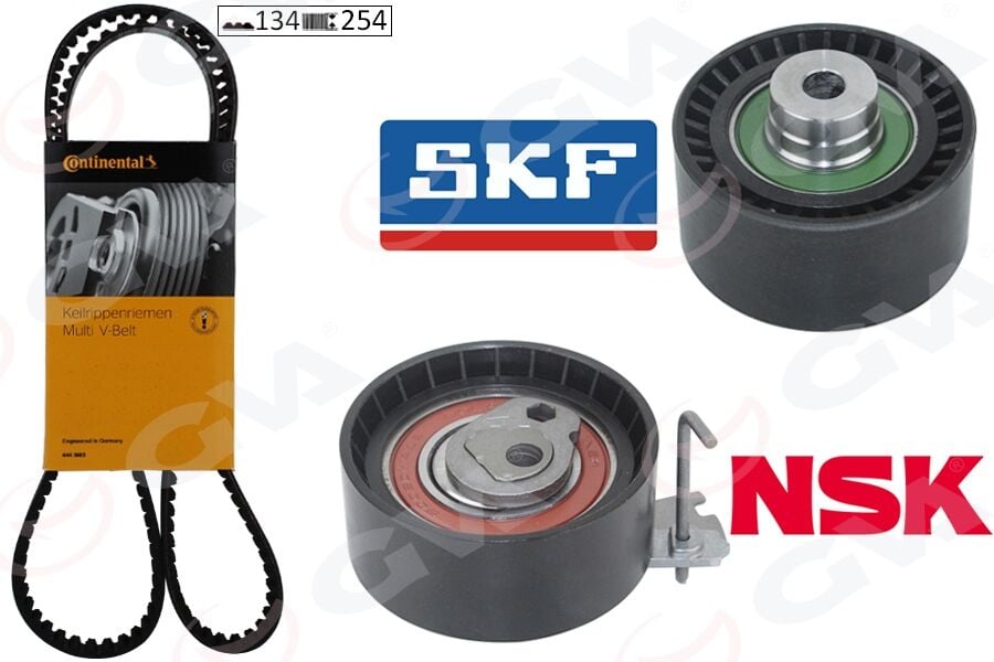 GVA 59T4324C EKSANTRİK GERGİ KİTİ P206-207-307-308-PARTNER-C2-C3-C4-XSARA-BERLINGO 1.6-1.6 16V TU5JP4 K025581XS DFM SUCCE 1.6 16V 09-13 TU5JP4 - Görsel 1
