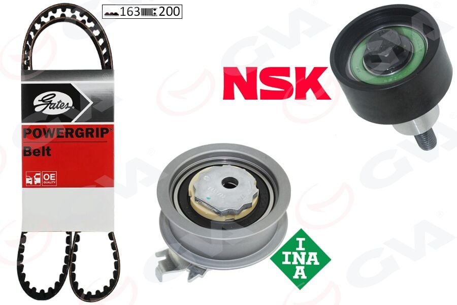 GVA 59T7512 EKSANTRİK GERGİ KİTİ POLO-GOLF7-PASSAT-A3-LEON 1.2 TSI-1.4 TSI 13> CJZA-CJZB-CYVA-CYVB-CMBA - Görsel 1