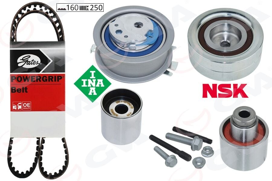 GVA 59T7577G TRİGER SETİ CRAFTER-T6-A3-JETTA-CADDY-POLO-PASSAT 1.6-2.0 TDI CAYB/C/D-CAAB/C-CKUB-CFFB-CFWA-CAGA - Görsel 1