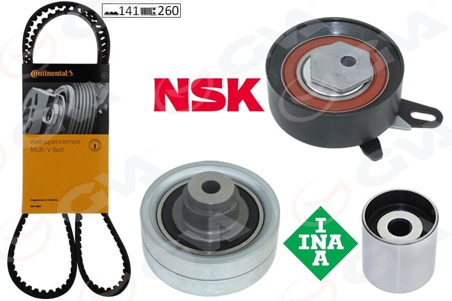 GVA 59T7580 TRİGER SETİ 141x26 CRAFTER 2.5TDI BJK-BJL-BJM K015661XS - Görsel 1
