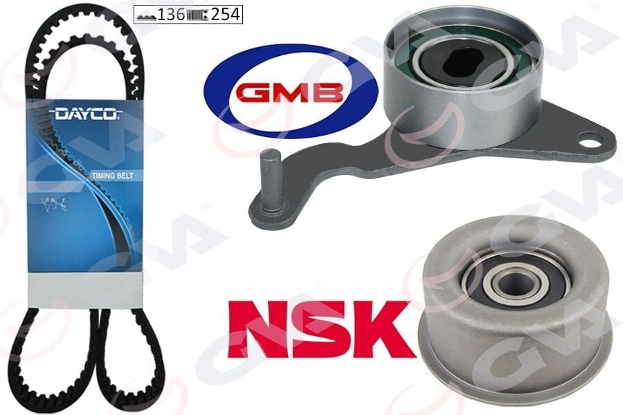 GVA 59T9002 EKSANTRİK GERGİ KİTİ 25x136 ASTRA F 91-98 -COMBO B-CORSA B 93>VECTRA A-B 90>1.7 8V 17D-X17D-TD MAZDA 323 - Görsel 1