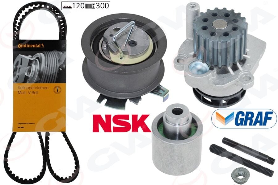 GVA 59WPK7574 DEVİRDAİMLİ TRİGER SETİ T5-CADDY-PASSAT-JETTA-GOLF-POLO-A3-LEON 1.4-1.9TDI BJB-AXB-AMF-BLS-AVF-BNM - Görsel 1