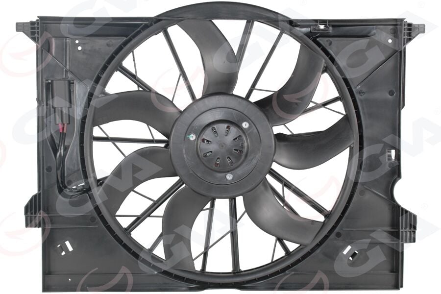 GVA 7599007 RADYATOR FANI KOMPLE MERCEDES C219 W211 S211 - Görsel 1