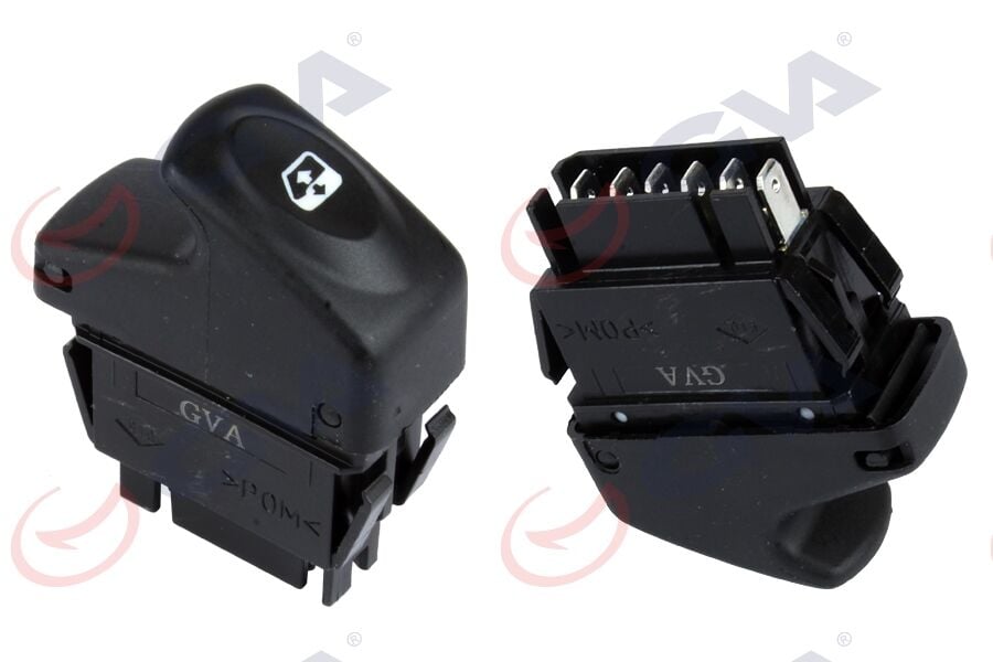 GVA 8011001 CAM AÇMA ANAHTARI SOL MEGANE I-CLIO II-KANGOO 98-05 6 FİŞ-TEKLİ - Görsel 1