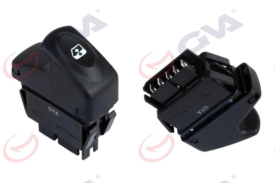 GVA 8011003 CAM AÇMA ANAHTARI SOL MEGANE I-CLIO II 98-05 5 FİŞ-TEKLİ - Görsel 1
