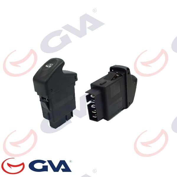 GVA 8016001 CAM AÇMA ANAHTARI SOL RENAULT KANGOO 97> TEKLİ 5 PİN - Görsel 1