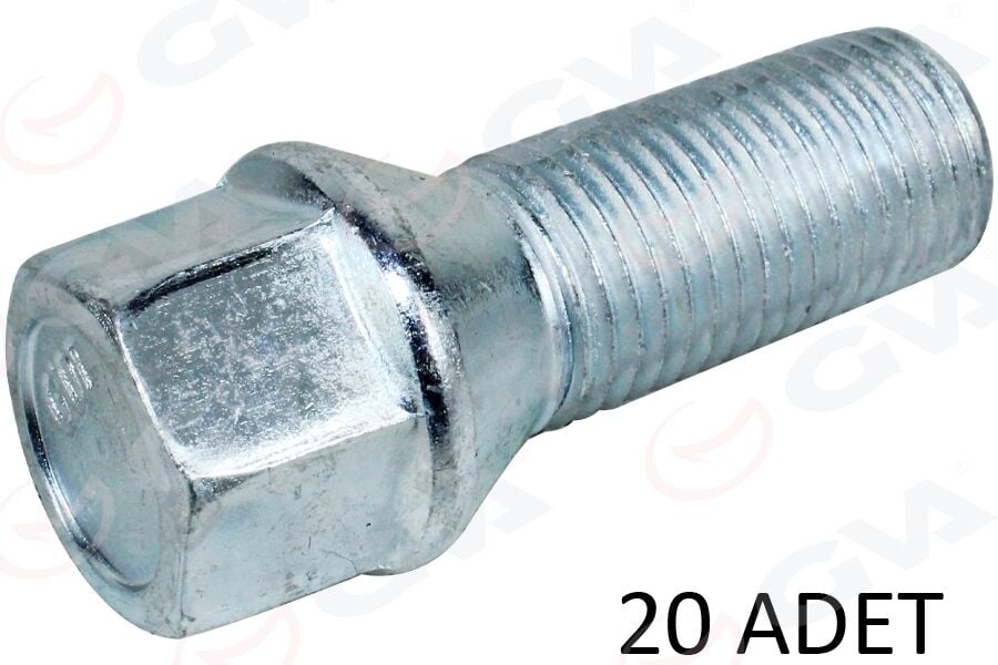GVA 8899118 BİJON CİVATASI GALVANİZ AUDI-BMW AA17-M14x1.50x28 paket adet: 20 - Görsel 1