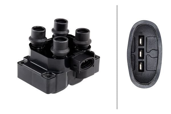 HELLA 5DA193175401 ATESLEME BOBINI MONDEO 1.6-1.8-2.0 93>00 ESCORT 1.6 16V-1.8 16V FIESTA III 1.3-1.4 89>95 FIESTA 1.25 - 1.3 - 1.4 16V 95>02 92>01 ORION 1.8 16V 97>02 FORD KA 1.3 98>08 MAZDA 121 III 1.3 - Görsel 1