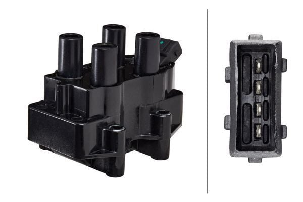 HELLA 5DA358000291 ATEŞLEME BOBİNİ OPEL VECTRA B 96>02 ASTRA G 98>09 ASTRA F 95>98 VECTRA A 92>95 OMEGA B 94>99 1.8-2.0 16V X18XE-X20XEV - Görsel 1