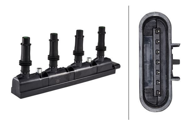 HELLA 5DA358000341 ATEŞLEME BOBİNİ ASTRA J-ADAM-CORSA D-INSIGNIA-MERIVA B-ZAFIRA TOURER C-AVEO-CRUZE-TRAX-VOLT 1.2-1.4 - Görsel 1