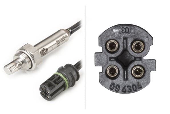 HELLA 6PA358066101 OKSIJEN SENSORU KAT. ONCESI BMW M52 E36 E39 E38 - Görsel 1