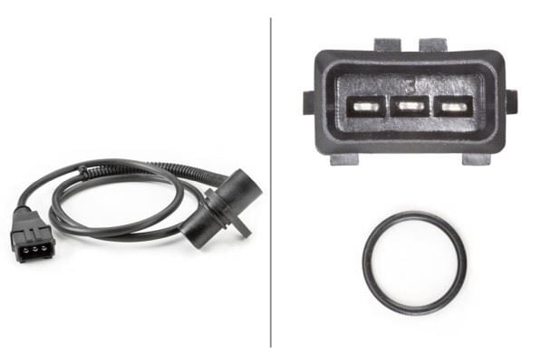 HELLA 6PU009163831 KRANK DEVIR SENSORU X20XEV VECTRA B 96>02 ASTRA F 94>98 OMEGA B 94>00 1.8-2.0 X20XEV-X18XE - Görsel 1