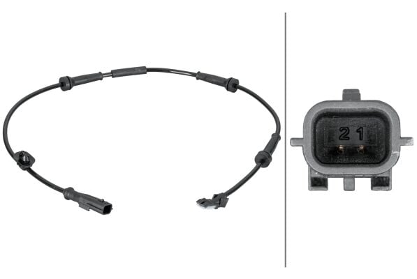 HELLA 6PU012806681 TEKERLEK HIZ SENSÖRÜ.HAL SENSÖRÜ.2-KUTUPLU.RENAULT KANGOO - Görsel 1