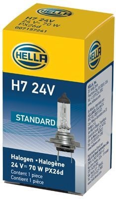 HELLA 8GH178555251 AMPUL H7 70W 24V PX26D UNİVERSAL CV 178555251-89901207---------- - Görsel 1
