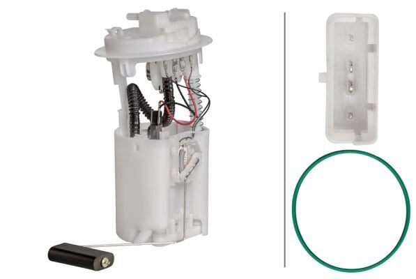 HELLA 8TF358106171 DEPO ŞAMANDIRASI P206 1.1i-1.4i-1.6i-2.0 98> P607 2.0-2.2 00> PARTNER-BERLINGO-XSARA 1.6-1.8-2.0 - Görsel 1