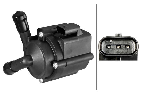 HELLA 8TW358304741 ELEKTRİKLİ EK SU POMPASI P308-P3008-P508-P5008-C4 PICASSO-DS5-C5 III-C4 II DS4-GRANDLAND-DS7 1.6 THP 1.6 PureTech Hybrid EP6DT EP6CDT - Görsel 1