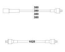 HELLUX HBK.3313 BUJİ KABLOSU BOBİN KABLOSU BUJİ KABLOSU TK R9-R19-BROADWAY 1.4 8V 1.6 8V - Görsel 1