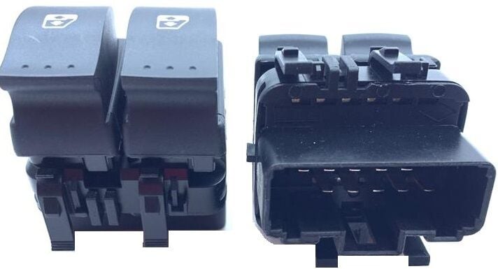 HELLUX PRA.700035 CAM AÇMA/KAPAMA ÇİFTLİ ÖN SOL ÇİFTLİ-SİYAH RENAULT MEGANE II 02> TRAFIC II 06> LAGUNA II 01> OPEL VİVARO A 06> 10 FİŞLİ - Görsel 1