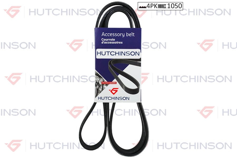 HUTCHINSON 4PK1050 1050 K 4 KANALLI KAYIŞ CHERY-TMPR-TIPO-SAFRAN 2.1 HONDA HYUNDAI ISUZU KIA MITSUBISHI - Görsel 1