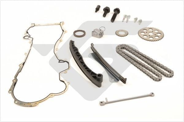 HUTCHINSON KHC044M EKSANTRİK ZİNCİR SETİ YAĞ POMPA CONTALI ASTRA H-CORSA C-D-COMBO-C-D-ASTRA J-MERIVA-ALBEA-DOBLO EGEA-PUNTO-500- 1.3 JTD-1.3 CDTI E5-E6 GERGİ KİTİ DELİKLİ ZİNCİR - Görsel 1