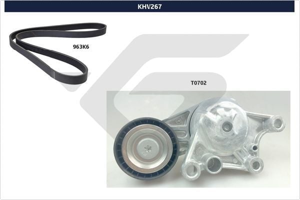 HUTCHINSON KHV267 ALTERNATÖR GERGİ KİTİ 6PK962 COMBO E-CROSSLAND-GRANDLAND-PARTNER-BERLINGO-RIFTER-P208-P308-P508- P 2008-P3008-P5008-C3-C4-C5-DS3-DS4-DS5 DV6 1.6 BlueHDI START STOPLU - Görsel 1