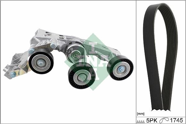 INA 529014810 KANALLI KAYIS SETI MERCEDES W169 W245 KUTUKLU - Görsel 1