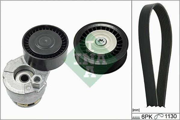 INA 529016510 V KAYIŞ SETİ CAPTUR I 13> CLIO IV 12> DUSTER 10> KANGOO II 08> MEGANE IV 16> SANDERO II 13> LOGAN MCV II 13> DOKKER 12> 1.5dCi - Görsel 1