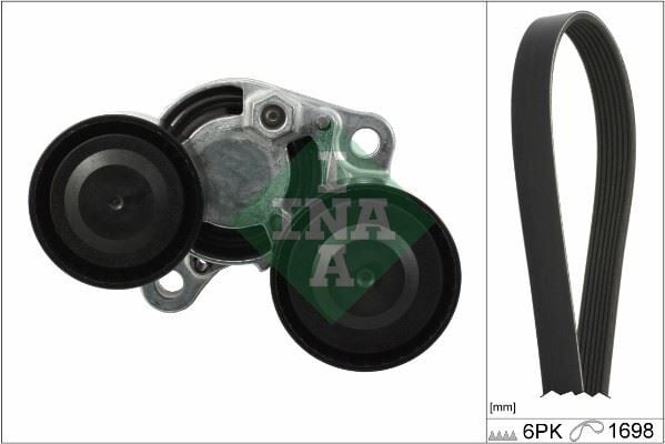 INA 529020610 KANALLI KAYIS SETI BMW E90 E92 E93 F10 F20 F30 F32 F33 F34 F36 F07 F01 E84 F25 F15 F16 KUTUKLU 15 F16 - Görsel 1