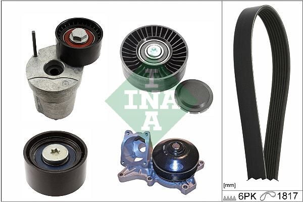 INA 529036830 KANALLI KAYIS SETI BMW E81 E82 E87 E88 E90 E92 E93 KUTUKLU. DEVIRDAIMLI - Görsel 1