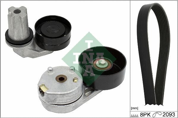 INA 529044510 KANALLI KAYIS SETI LAND ROVER DISCOVERY III-IV L319 RANGE ROVER SPORT I L320 KUTUKLU - Görsel 1