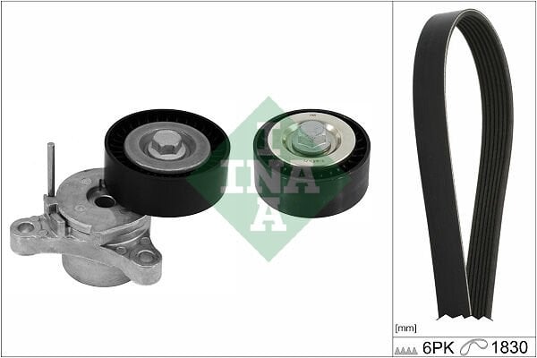 INA 529044810 ALTERNATÖR GERGİ KİTİ 6PK1830 KAYIŞ INSIGNIA A-INSIGNIA B-ANTARA-ZAFIRA C 2.0 B20DTH-D20DTH-DTJ - Görsel 1