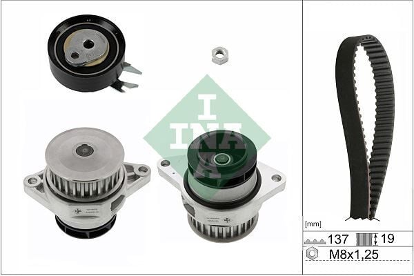 INA 530016730 DEVİRDAİMLİ TRİGER SETİ 137x19 POLO 96-00 -IBIZA 1.6 AEA-AEE-ALM - Görsel 1