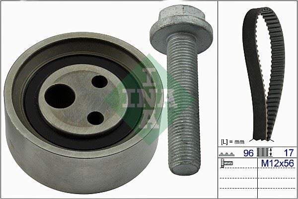 INA 530049010 EKSANTRİK GERGİ KİTİ RENAULT CLIO II 01>KANGOO 97>MEGANE 96> DACIA LOGAN 04>SANDERO 08> SOLENZA 04> 1.4-1.6 E7J-K7J-K4M 096x170 - Görsel 1