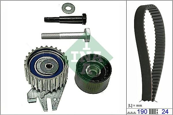 INA 530062210 EKSANTRİK GERGİ KİTİ 190x240 BRAVA 96-01 -BRAVO 96>DOBLO 01>MAREA 99-02 -IDEA 04>1.9JTD 530043310 - Görsel 1