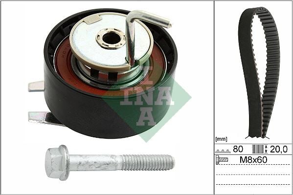 INA 530069210 TRIGER KAYIS SETI LAND ROVER 306DT DISCOVERY III-IV L319 RANGE ROVER L405 L320 L494 . JAGUAR XF X250 XF X250 - Görsel 1