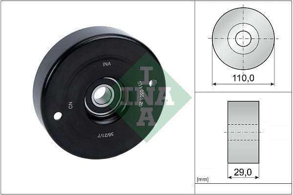INA 531055120 KAYIS GERGI RULMANI MERCEDES W202 W124 W210 W163 R170 - Görsel 1