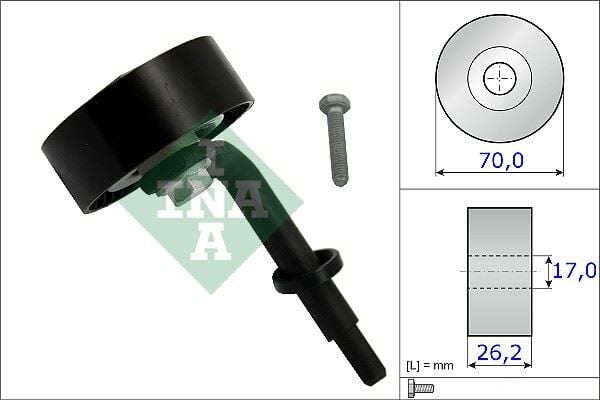 INA 531078310 KAYIS GERGI RULMANI BMW M47N M57N E46 E90 E91 E92 E60 E61 E63 E64 E65 E66 E83 E53 - Görsel 1