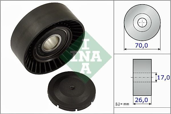 INA 531089110 ALTERNATÖR GERGİ MAKARASI TOYOTA AVENSIS 1.6L 3ZZFE ZZT250 03-08 / COROLLA 1.4L 1.6L 4ZZ-FE 3ZZ-FE ZZE111 ZZE112 ZZE120 ZZE121 VVTİ 00-06 / VERSO 1.6L 3ZZ-FE ZNR10 04-09 - Görsel 1