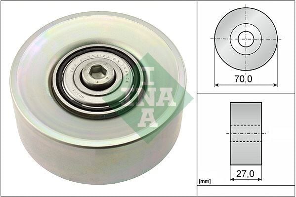 INA 532039810 KAYIS GERGI RULMANI BMW M47 M57 E46 E60 E61 E63 E64 E65 E66 E83 E53 - Görsel 1