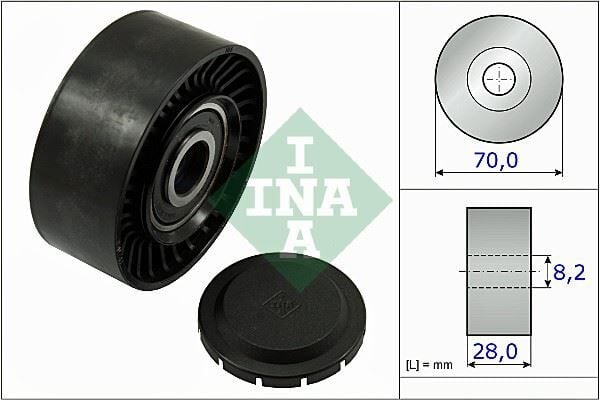INA 532046810 ALTERNATÖR GERGİ RULMANI VW CRAFTER-MULTIVAN V-T5-TIGUAN 2.0 TDİ 2010 > A4-A5-A6-Q5 2.0 TDİ 70x28 - Görsel 1