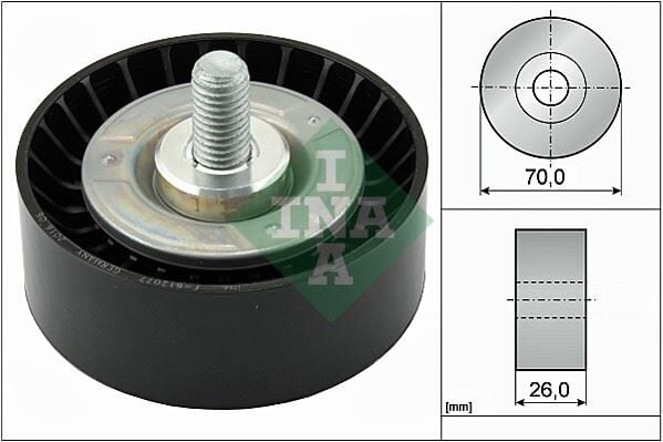 INA 532047510 KAYIS GERGI RULMANI BMW N42 N45 N46 E87 E46 E60 E90 E83 E84 - Görsel 1