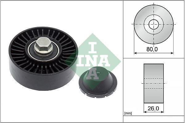 INA 532051210 KAYIS GERGI RULMANI BMW N51 N52 N53 E81 E82 E87 E88 E90 E91 E92 E93 E60 E61 E63 E64 E65 E66 E84 E83 E70 - Görsel 1