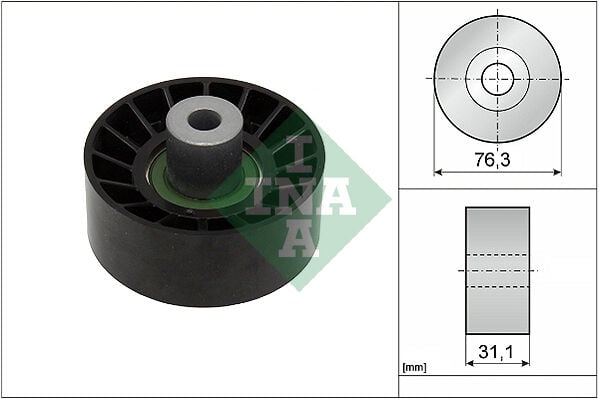 INA 532077610 ALTERNATÖR GERGİ RULMANI TRANSIT 2.4 V184 TDCİ - Görsel 1