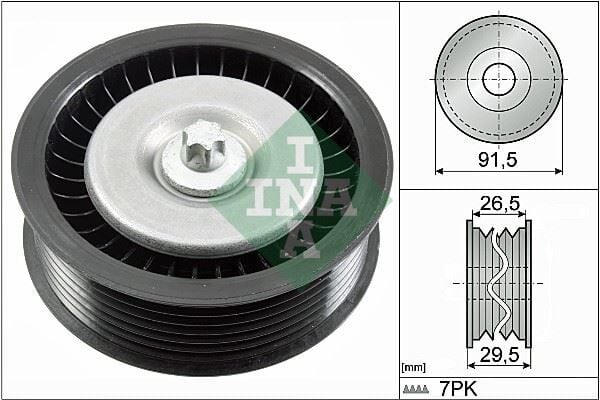 INA 532080810 KAYIS GERGI RULMANI MERCEDES C218 W212 C207 W166 C292 W221 W222 KANALLI - Görsel 1