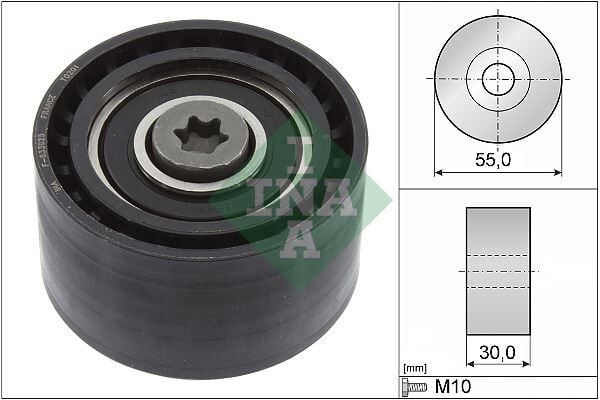 INA 532087410 EKSANTRİK GERGI RULMANI CORSA F-COMBO E-CROOSLAND-GRANDLAND-VIVARO C-ZAFIRA LIFE-P208-P308-P2008- P3008-P5008-P508-EXPERT-PARTNER-BERLINGO-C3-C4-C5-DS7-KUGA-FOCUS-CONNECT 1.5 BlueHDI - Görsel 1