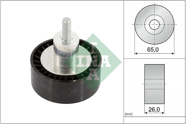 INA 532090810 V KAYIŞ GERGİ RULMANI FORD TRANSİT 18> 2.0 ECOBLUE - Görsel 1