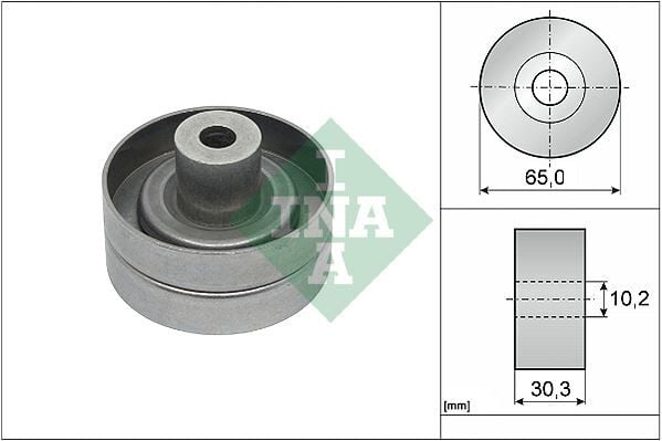 INA 532091010 V KAYIŞ GERGİ RULMANI FORD TRANSİT-RANGER 11> 2.2 TDCİ DÜZ RULMAN - Görsel 1